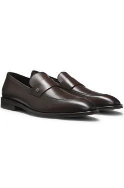 Loafer aus Leder mit Double-B-Monogramm
