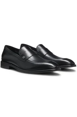 Loafer aus Leder mit Double-B-Monogramm