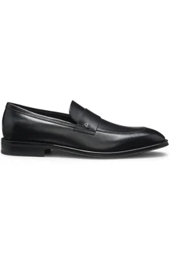 Loafer aus Leder mit Double-B-Monogramm