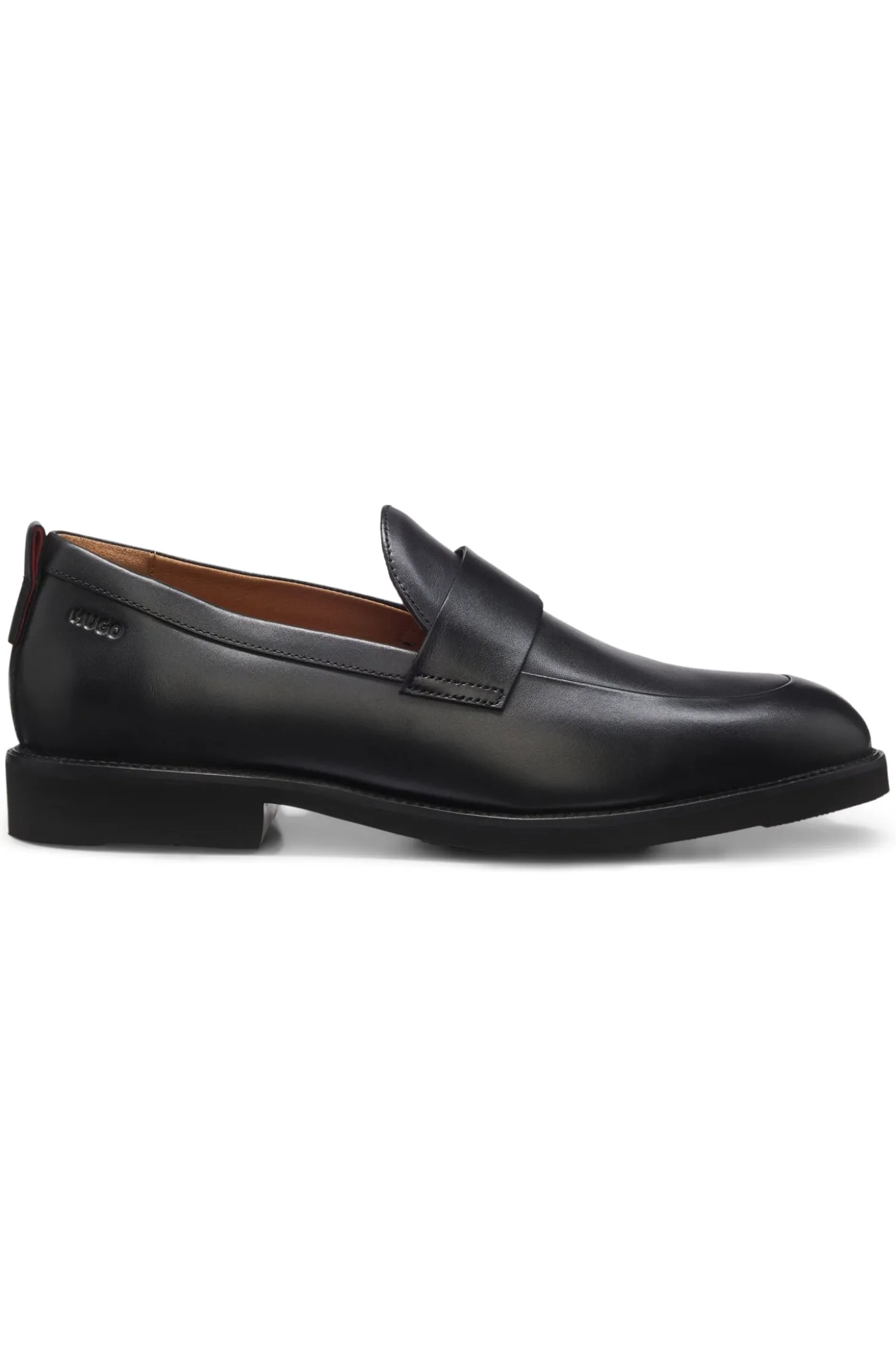 Loafer aus Leder mit Pennyloafer-Besatz