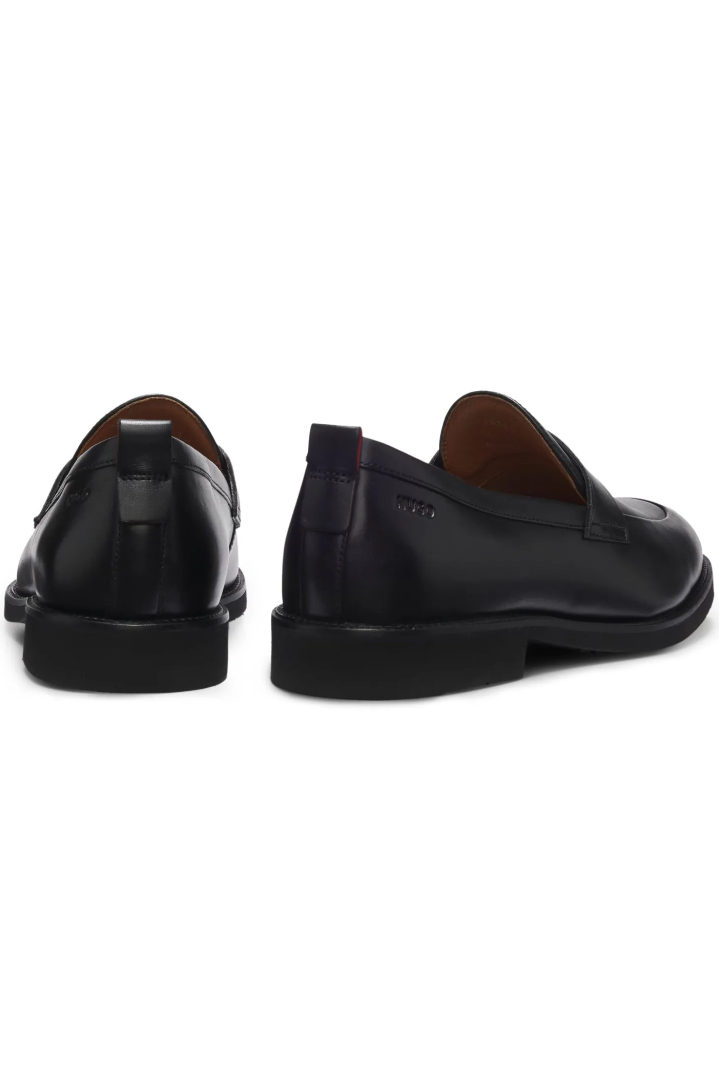 Loafer aus Leder mit Pennyloafer-Besatz