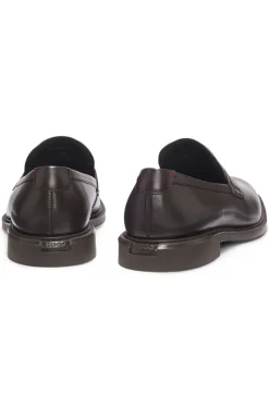 Loafer aus Leder mit Pennyloafer-Besatz