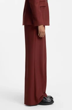 Loafer aus Leder mit Pennyloafer-Besatz und Stacked-Logo