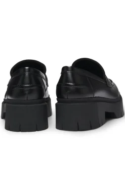 Loafers aus Kunstleder mit Stack-Logo