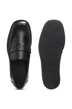 Loafers aus Kunstleder mit Stack-Logo