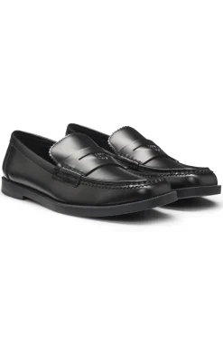 Loafers aus Kunstleder mit Stack-Logo