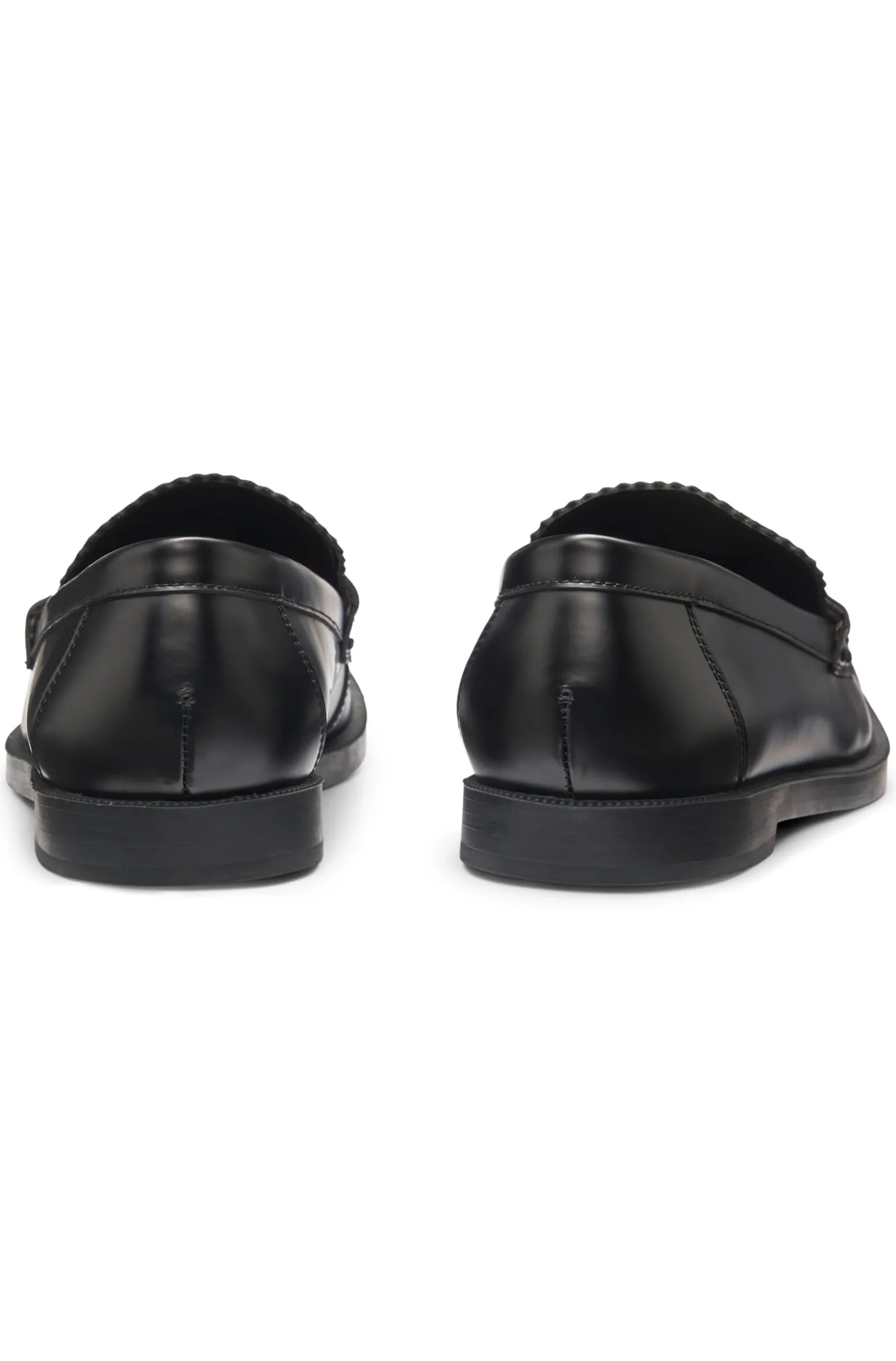 Loafers aus Kunstleder mit Stack-Logo