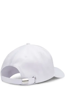 Logo-Cap aus glänzendem Twill mit Landesflaggen-Badge