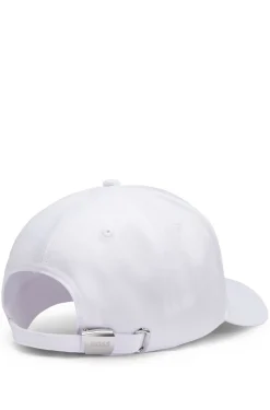 Logo-Cap aus glänzendem Twill mit Landesflaggen-Badge