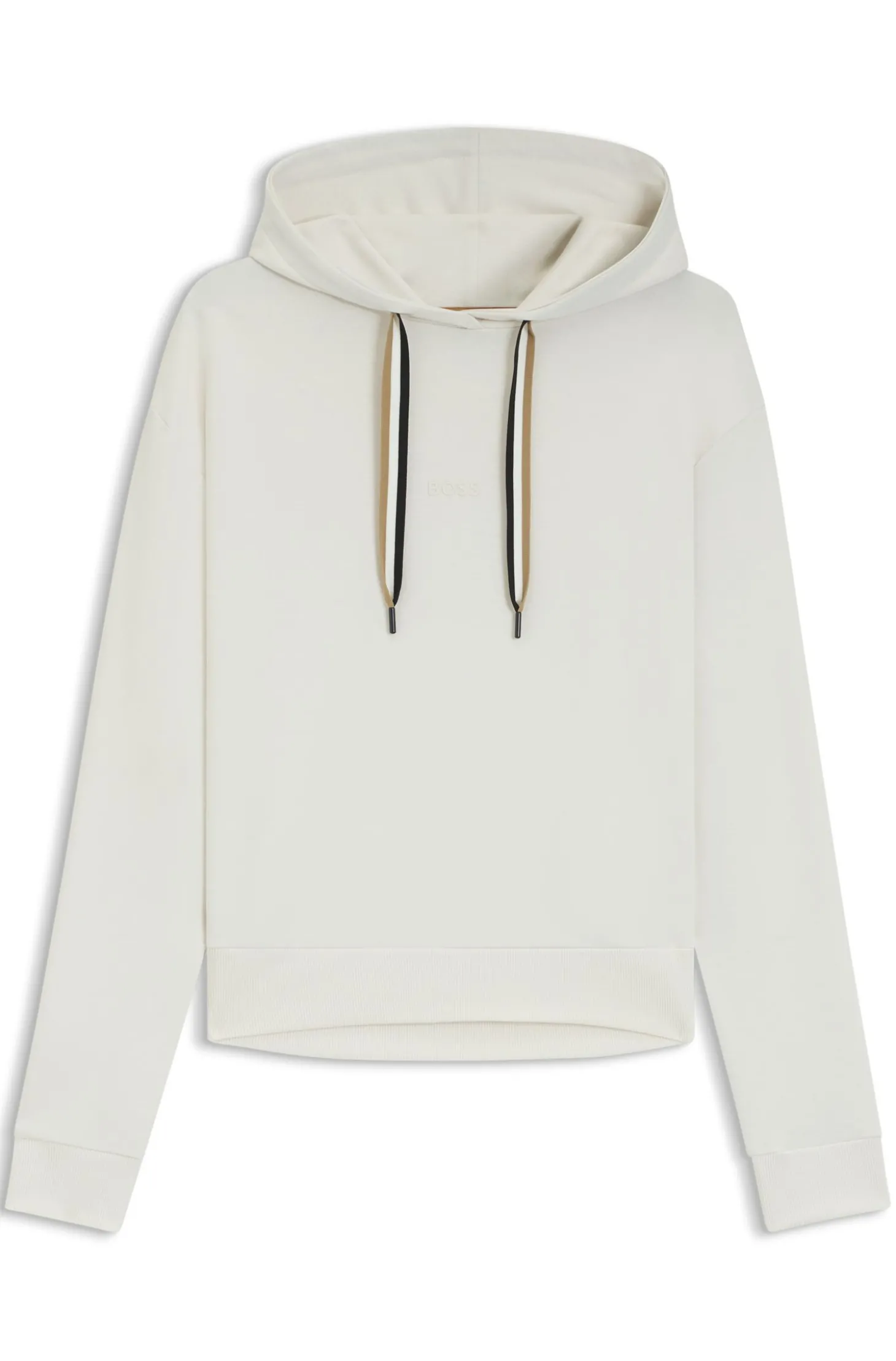 Logo-Hoodie mit Signature-Streifen-Kordeln