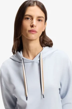Logo-Hoodie mit Signature-Streifen-Kordeln