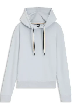 Logo-Hoodie mit Signature-Streifen-Kordeln