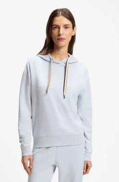 Logo-Hoodie mit Signature-Streifen-Kordeln