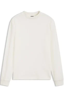 Longsleeve aus Baumwolle mit Stehkragen