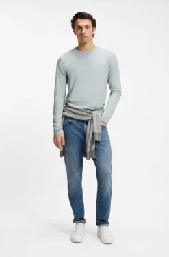 Longsleeve aus Baumwolle mit Logo-Patch