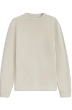 Longsleeve aus Baumwolle mit Stehkragen