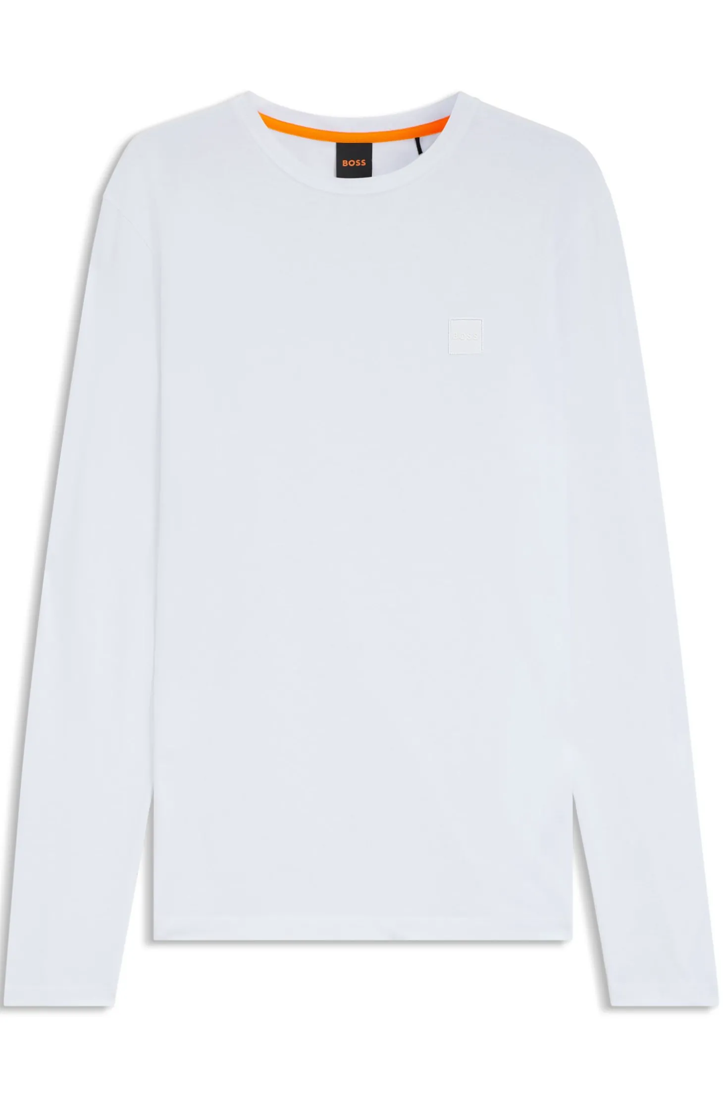 Longsleeve aus Baumwolle mit Logo-Patch