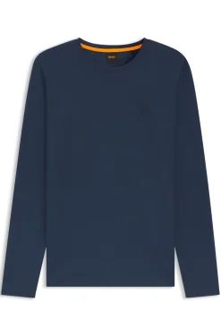 Longsleeve aus Baumwolle mit Logo-Patch