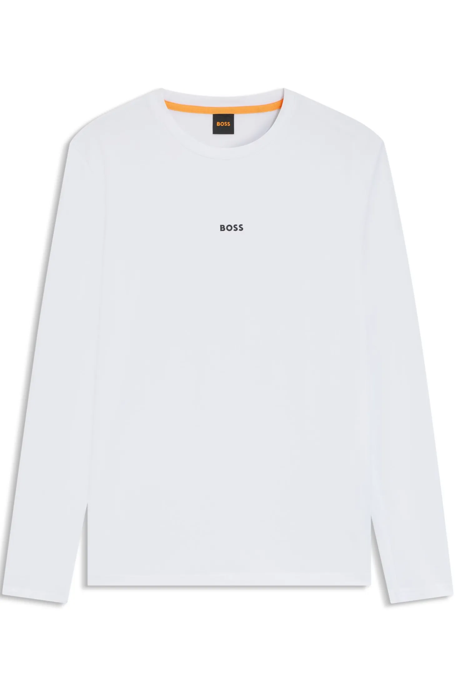 Longsleeve aus Stretch-Baumwolle mit Logo-Print