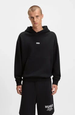 Loose-Fit Hoodie aus Baumwoll-Terry mit Logo-Details