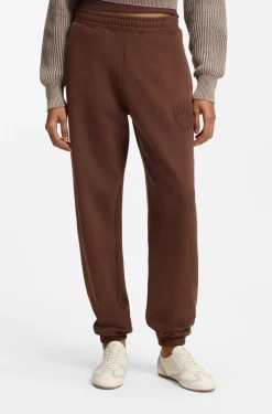 Loose-Fit Jogginghose aus Baumwoll-Terry mit Logo-Artwork