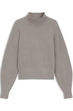 Loose-Fit Rollkragenpullover mit Raglanärmeln