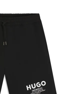 Loose-Fit Shorts aus Baumwoll-Terry mit Logo-Print