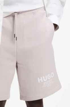 Loose-Fit Shorts aus Baumwoll-Terry mit Logo-Print