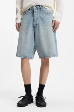 Loose-Fit Shorts aus Slub-Baumwolle
