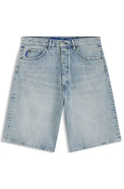 Loose-Fit Shorts aus Slub-Baumwolle