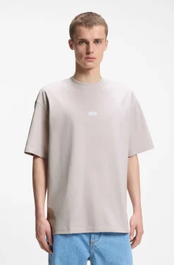 Loose-Fit T-Shirt aus Baumwolle mit Logo-Artwork hinten