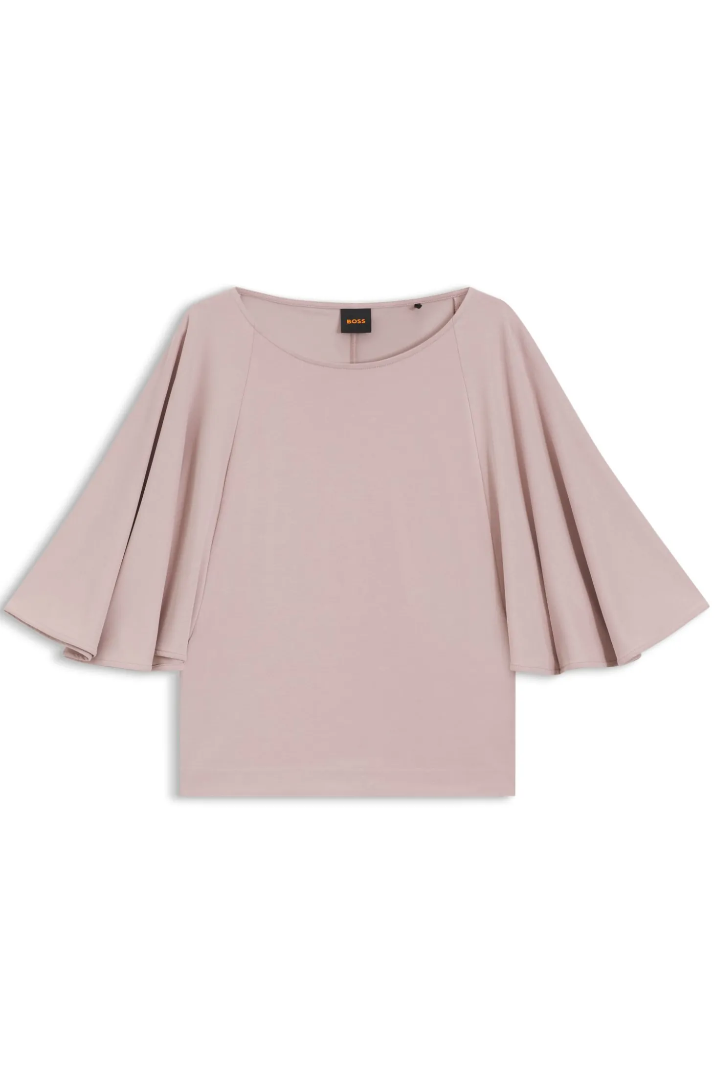 Loose-Fit T-Shirt aus Cupro mit Raglanärmeln