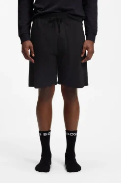 Loungewear-Shorts aus Baumwoll-Terry mit Logo-Print