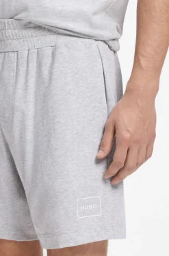 Loungewear-Shorts aus Stretch-Baumwolle mit Logo-Print