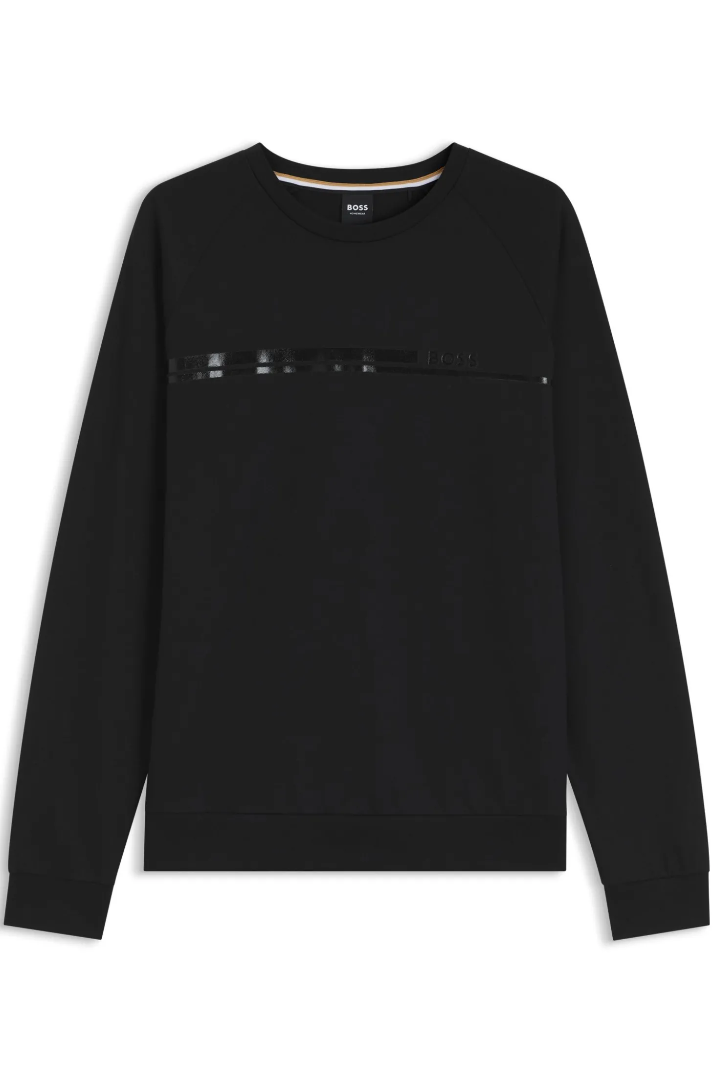 Loungewear-Sweatshirt aus Baumwolle mit Logo auf der Brust