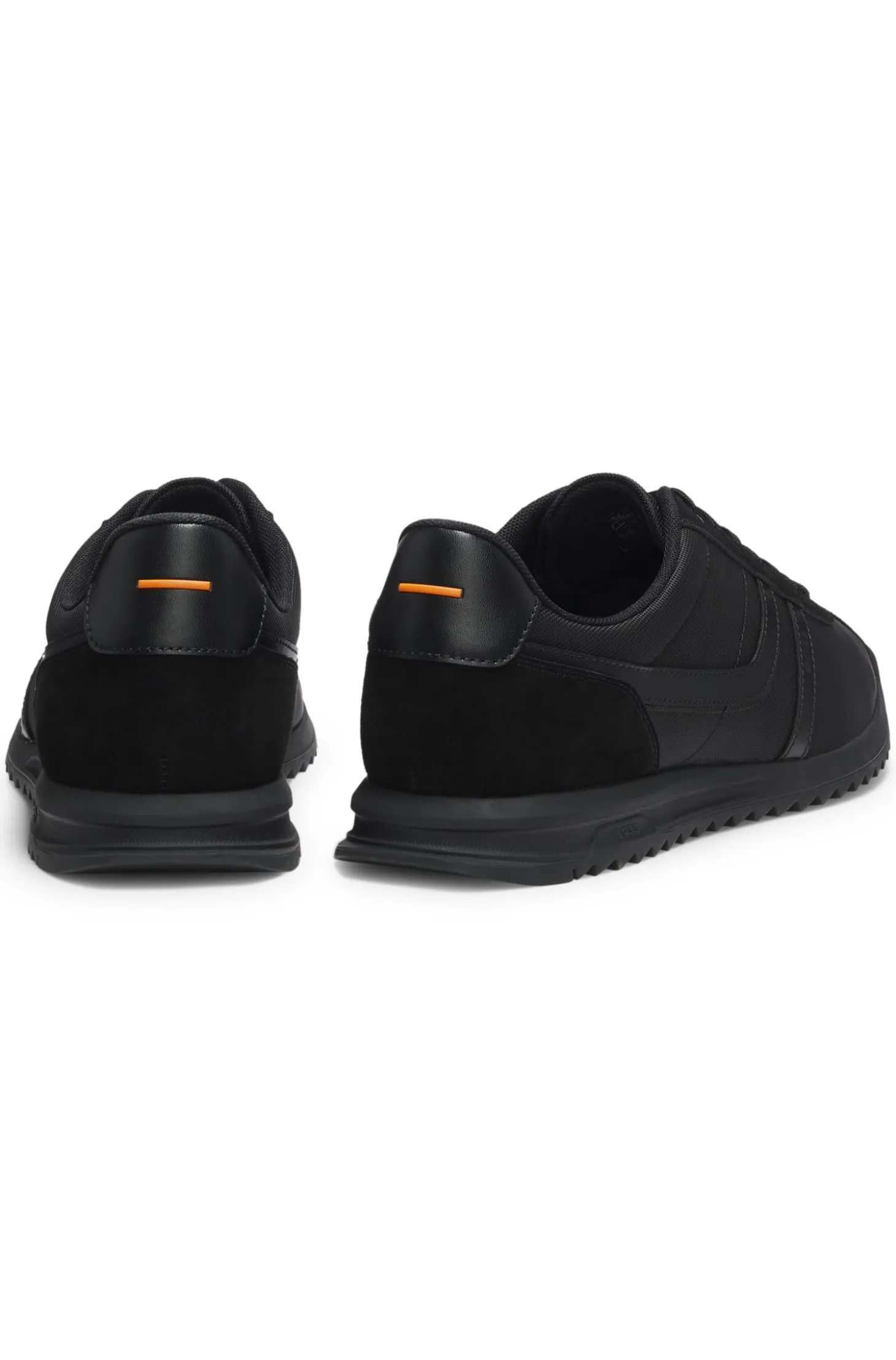 Lowtop Sneakers mit Kunstleder-Details