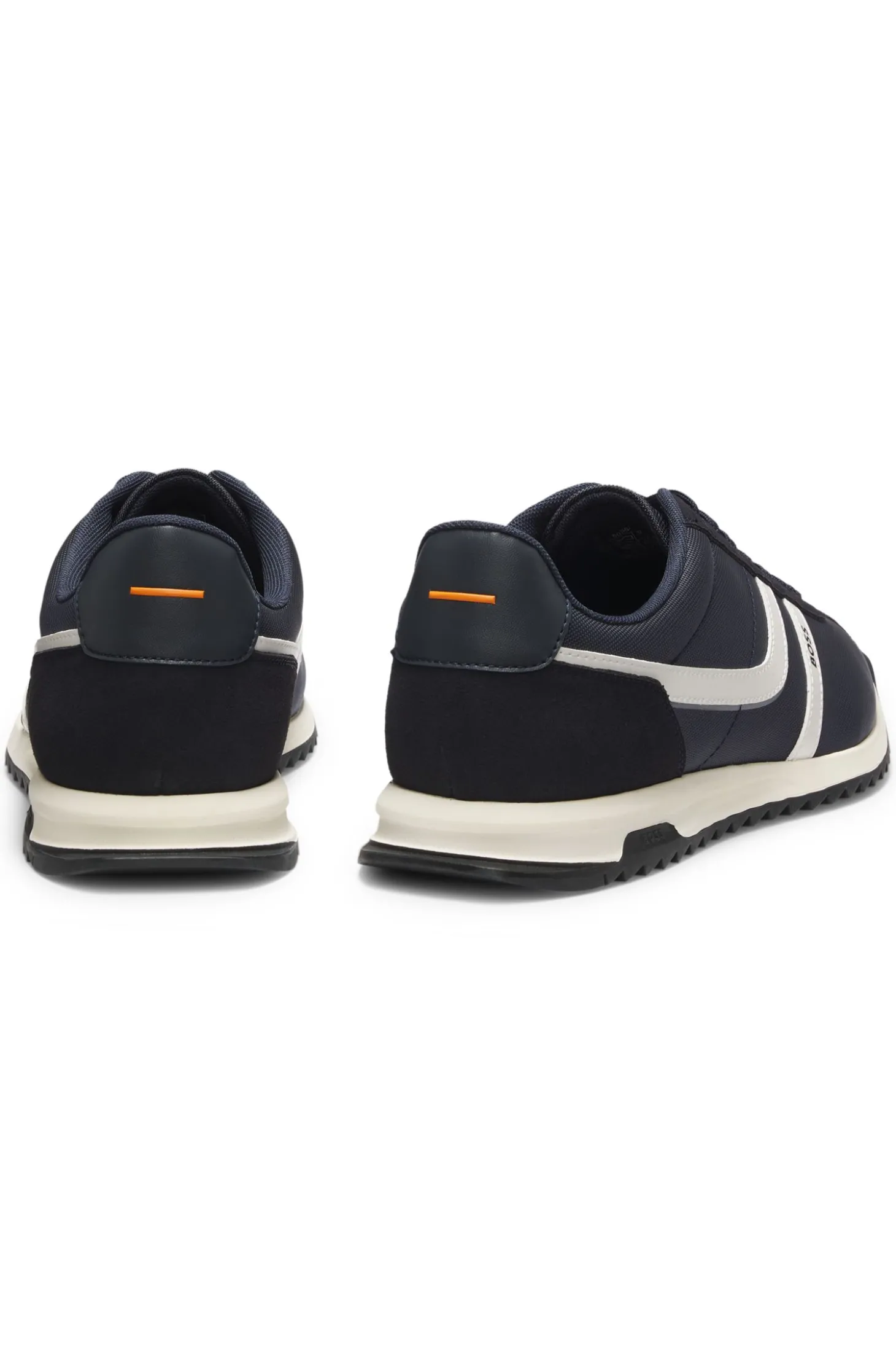 Lowtop Sneakers mit Kunstleder-Details