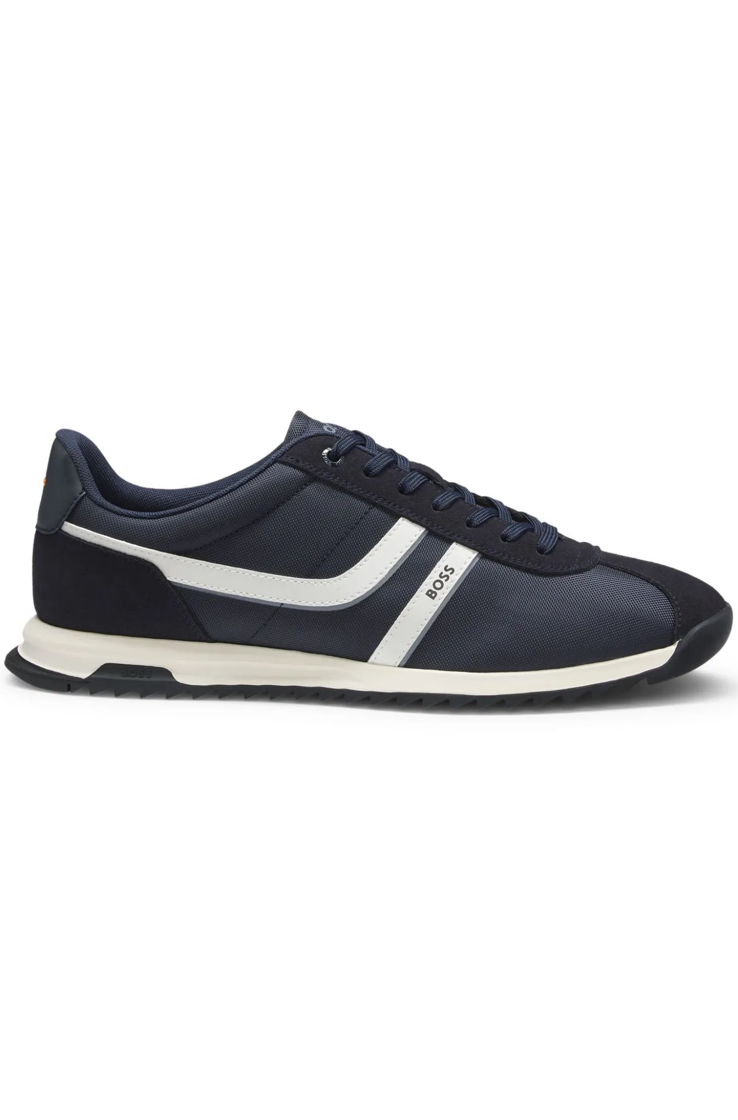 Lowtop Sneakers mit Kunstleder-Details