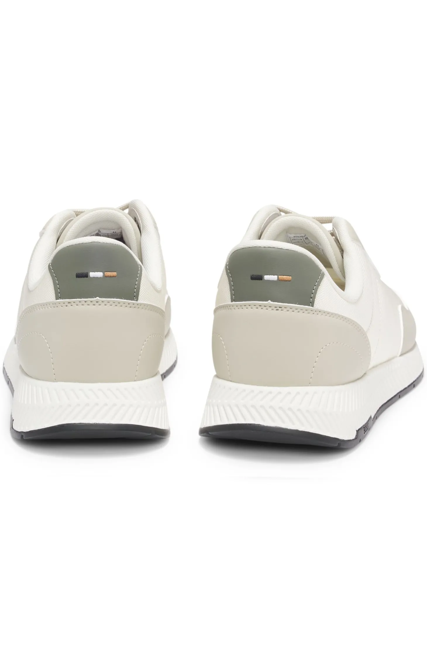Lowtop Sneakers mit strukturiertem Obermaterial