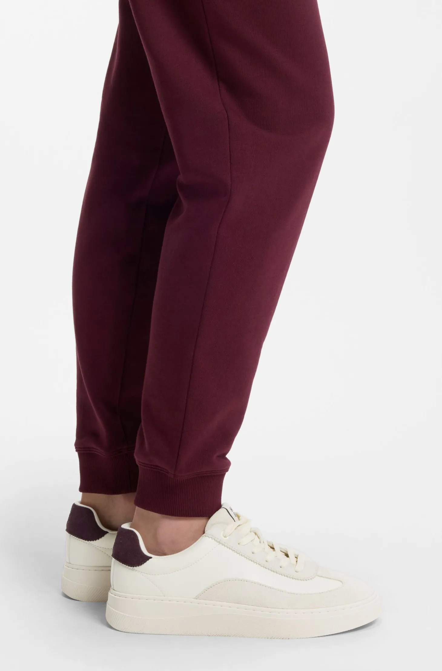 Lowtop Sneakers mit Veloursleder-Details