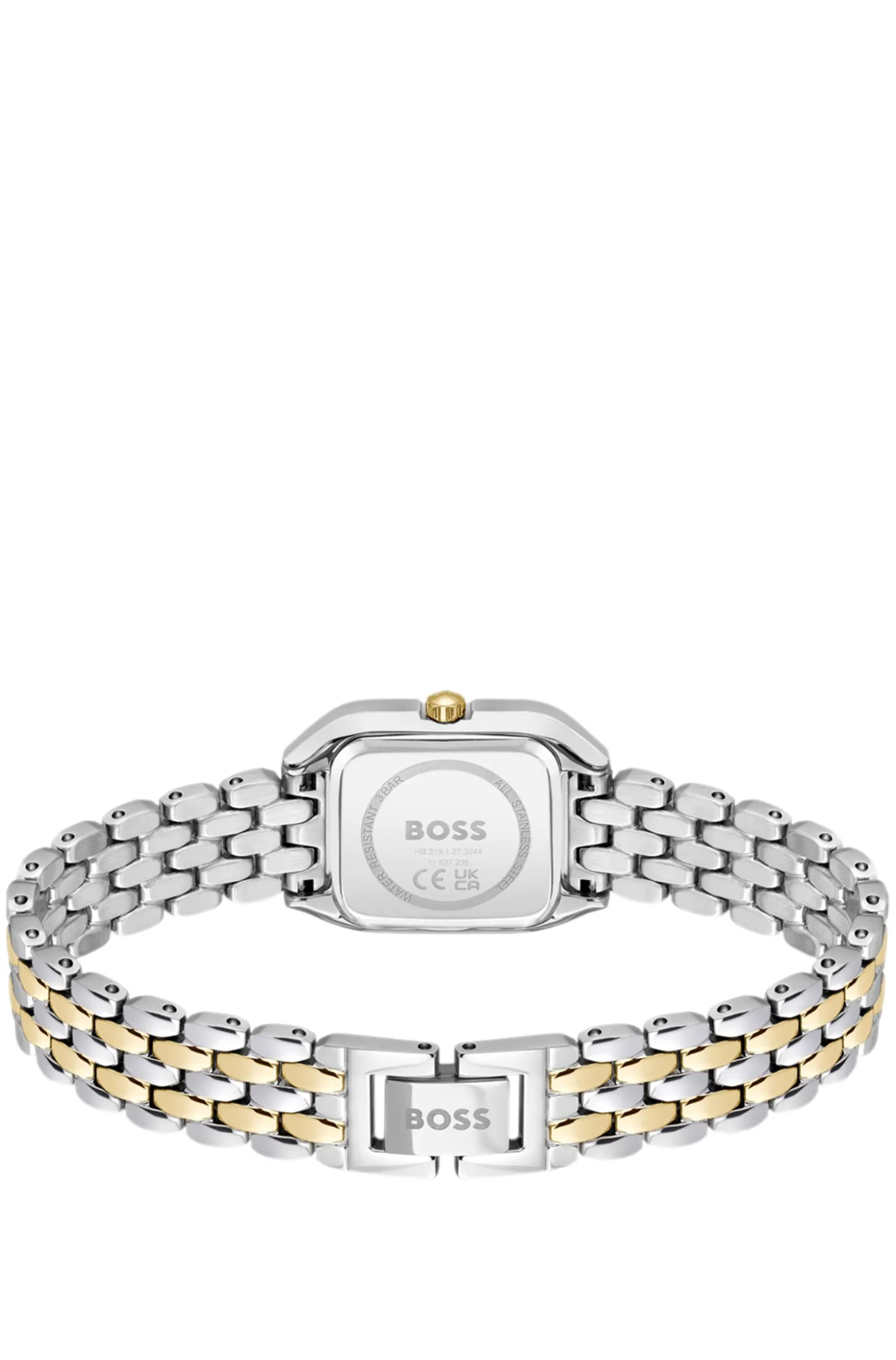 MAE PETITE Uhr mit grünem Zifferblatt und zweifarbigem Armband