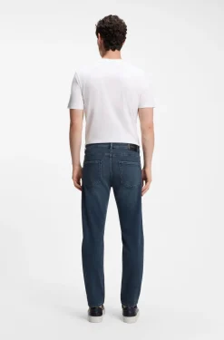Maine blaue Regular-Fit Jeans aus bequemem Stretch-Denim