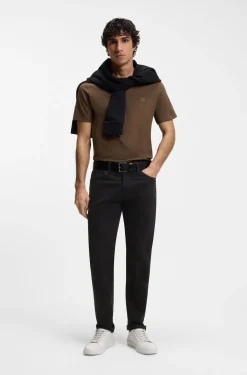 Maine Regular-Fit Jeans aus bequemem Stretch-Denim in Stay-Black