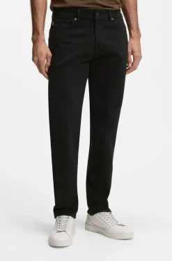 Maine Regular-Fit Jeans aus bequemem Stretch-Denim in Stay-Black