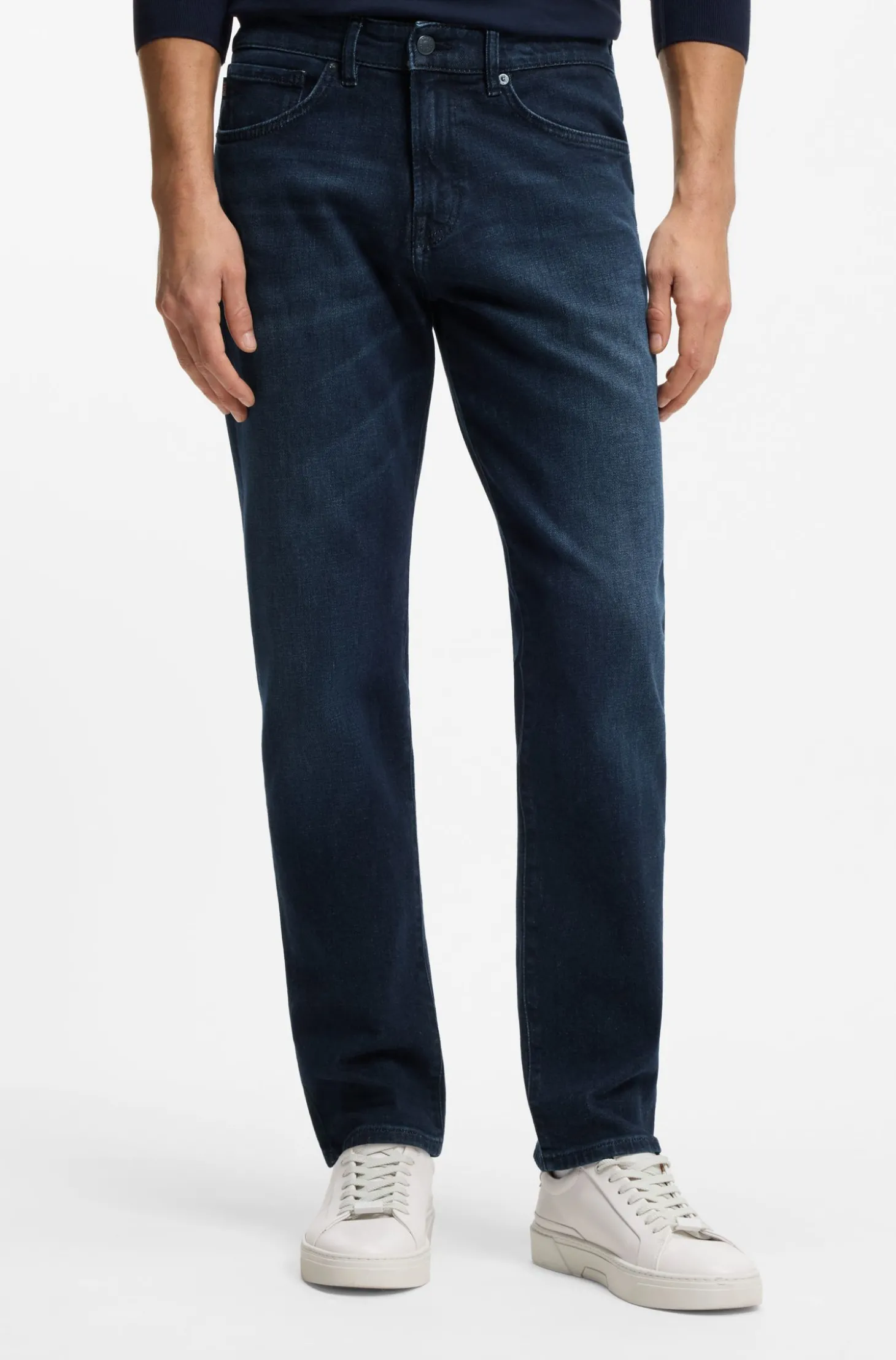 Maine Regular-Fit Jeans aus bequemem Stretch-Denim in Blau