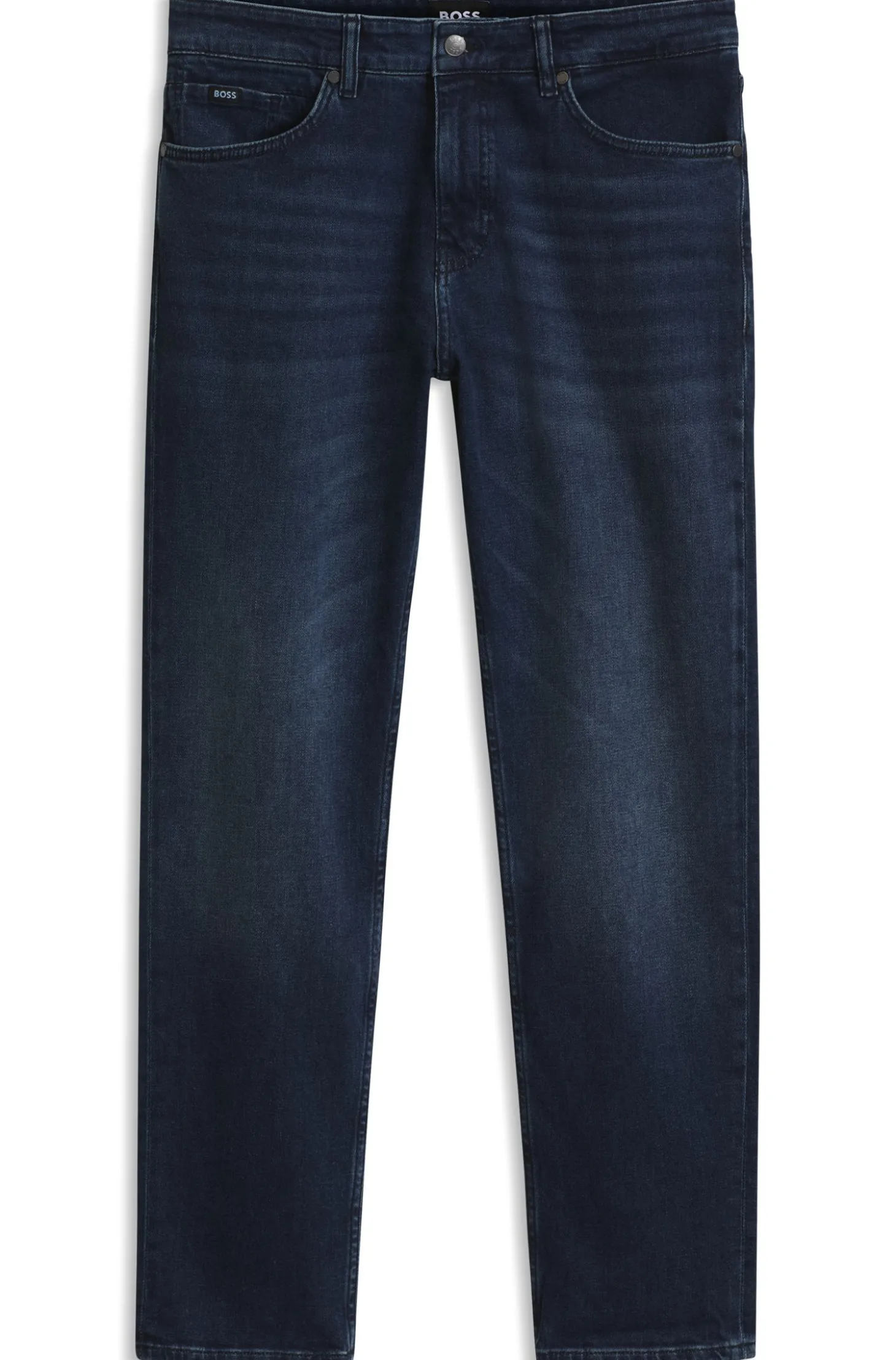Maine Regular-Fit Jeans aus bequemem Stretch-Denim in Blau