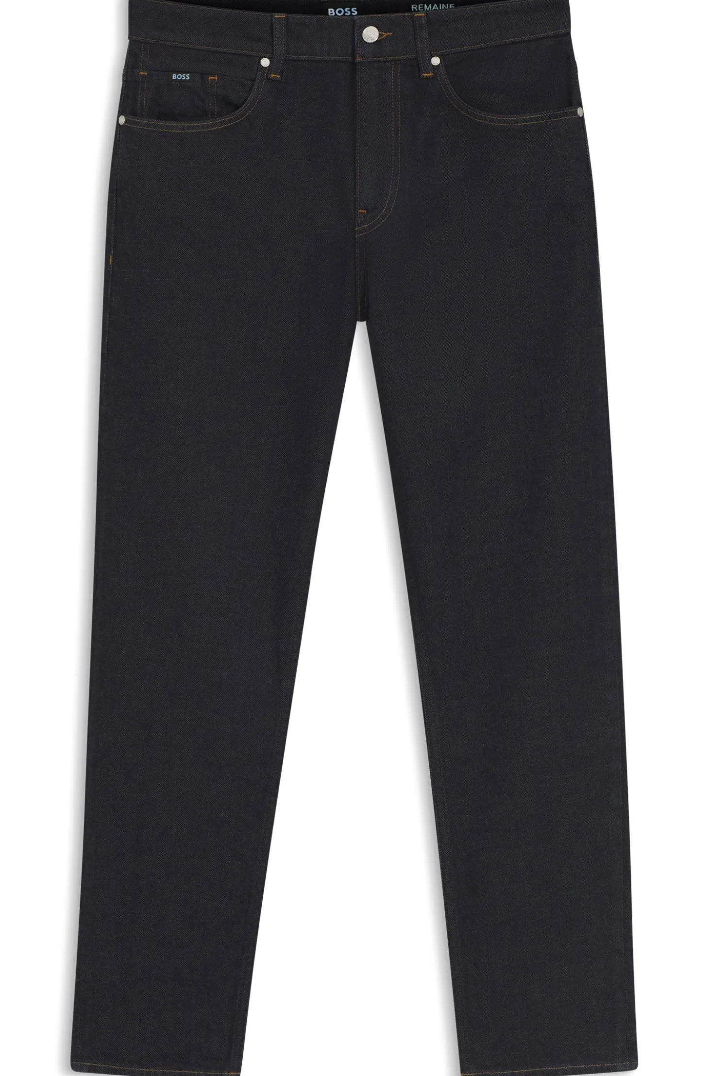 Maine Regular-Fit Jeans aus bequemem Stretch-Denim in Blau