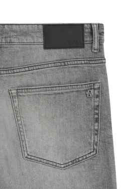 Maine Regular-Fit Jeans aus bequemem Stretch-Denim in Grau
