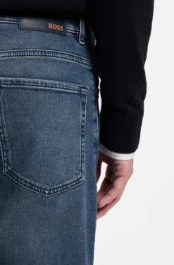 Maine Regular-Fit Jeans aus bequemem Stretch-Denim in Blau