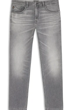 Maine Regular-Fit Jeans aus bequemem Stretch-Denim in Grau